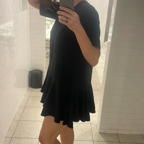 71fhq arrow crepe size 4 French connection little black dress - Picture 8 of 10